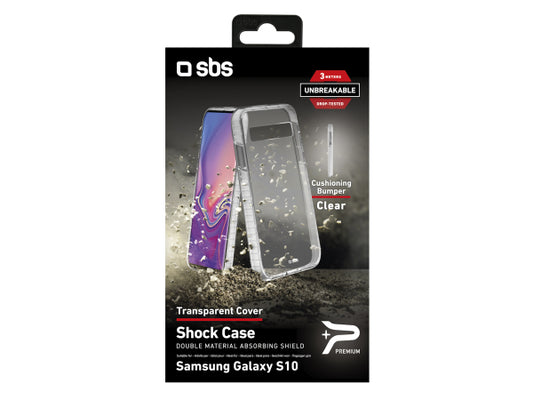 SBS Cover Shock für Samsung Galaxy S10 – Unbreakable Collection