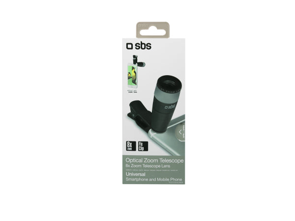 SBS Optischer Zoom 8x Teleskop für Smartphone Kaufuniversum - SBS Optischer Zoom 8x Teleskop für Smartphone