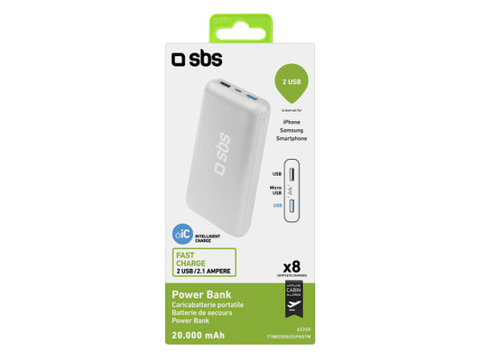 SBS Power Bank: 20000 mAh Schnellladebank