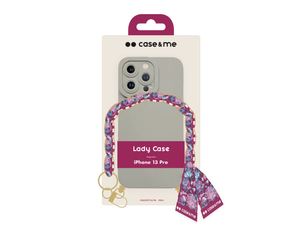 CASEME Hülle für das iPhone 13 Pro mit Handgelenkkette und Foulard Kaufuniversum - CASEME Hülle für das iPhone 13 Pro mit Handgelenkkette und Foulard