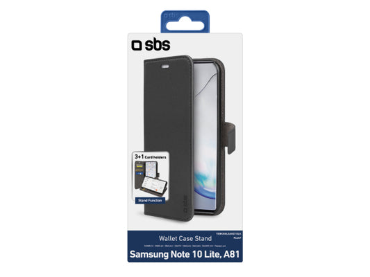 SBS Book Case Wallet für Samsung Galaxy Note 10 Lite/A81 mit Standfunktion