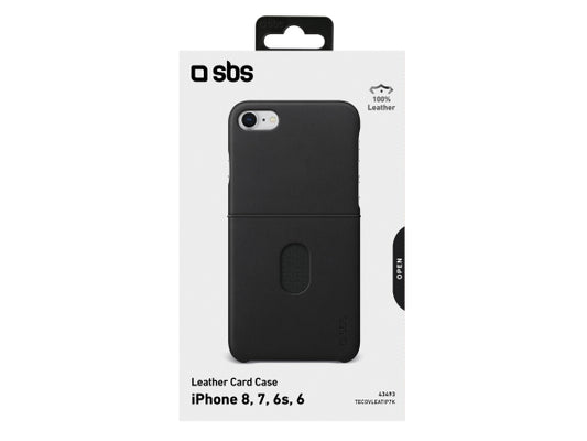 SBS Hartcover aus Echtleder für iPhone 8/7/6s/6