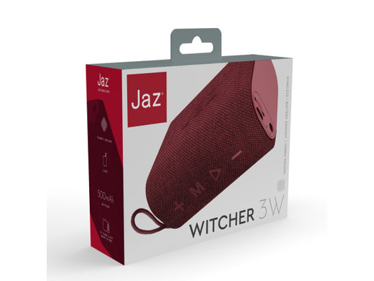 JAZ Witcher 3 – Kabelloser Mini-Lautsprecher mit mehreren Eingängen und Schlaufe