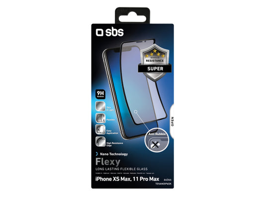SBS Full Screen Protector Flexible Glass für iPhone 11 Pro Max/XS Max