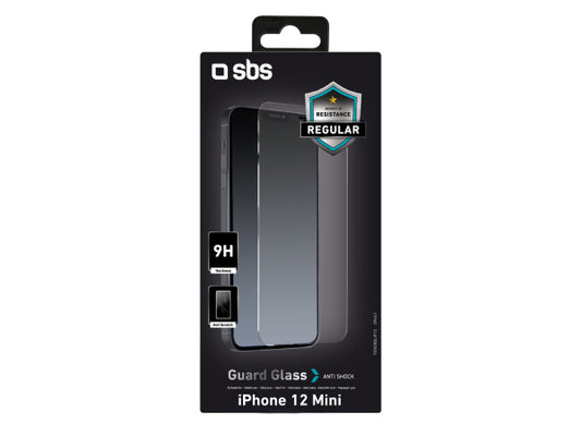 SBS Glas-Displayschutz für iPhone 12 Mini
