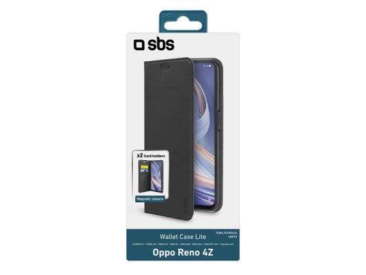 SBS Bookcase Wallet Lite-Hülle für Oppo Reno 4Z