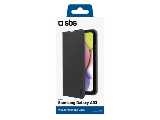 SBS Bookcase Wallet Lite-Hülle für Samsung Galaxy A03