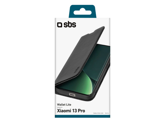 SBS Bookcase Wallet Lite-Hülle für Xiaomi 13 Pro