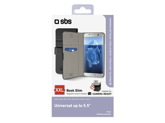 SBS Hülle Bookslim Universal für Smartphones bis zu 5,5''