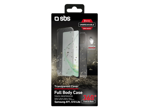 SBS Cover Full Body 360° für Samsung Galaxy A91/S10 Lite – Unbreakable Collection Kaufuniversum - SBS Cover Full Body 360° für Samsung Galaxy A91/S10 Lite – Unbreakable Collection