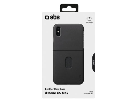 SBS Hartcover aus Echtleder für iPhone XS Max