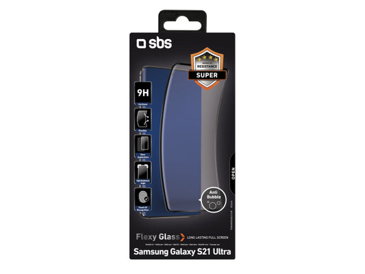 SBS Full Screen Protector Flexiglass für Samsung Galaxy S21 Ultra