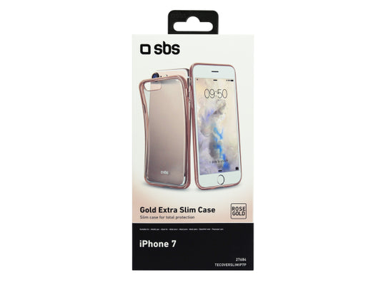 SBS Cover Extra Slim Gold Collection für iPhone 8 / 7 / 6s / 6