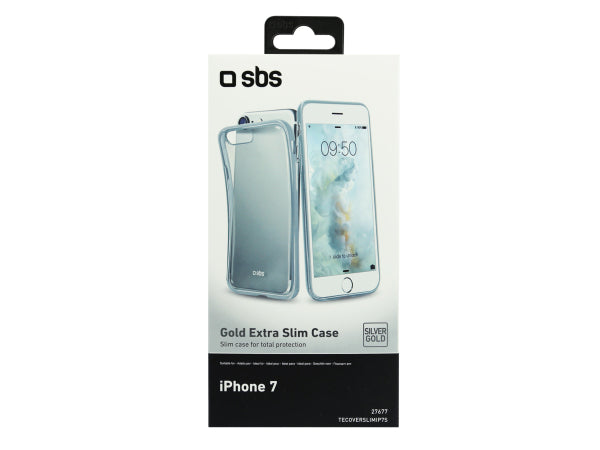 SBS Cover Extra Slim Gold Collection für iPhone 8 / 7 / 6s / 6 Kaufuniversum - SBS Cover Extra Slim Gold Collection für iPhone 8 / 7 / 6s / 6