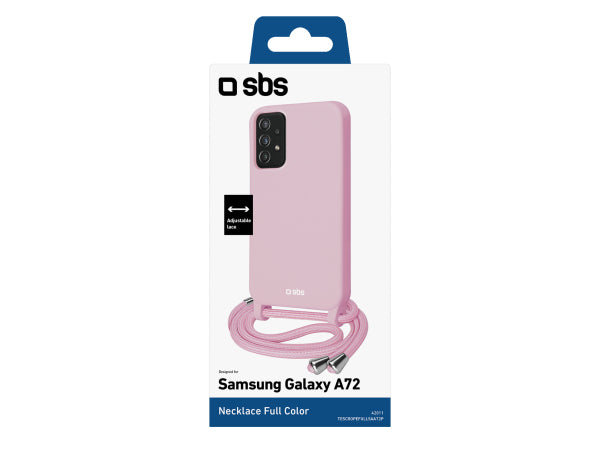 SBS Farbiges Riemen-Halsband-Cover für Samsung Galaxy A72 Kaufuniversum - SBS Farbiges Riemen-Halsband-Cover für Samsung Galaxy A72