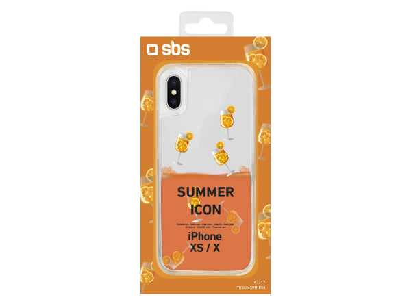 SBS Sommer-Cover „Spritz“ für iPhone XS/X Kaufuniversum - SBS Sommer-Cover „Spritz“ für iPhone XS/X