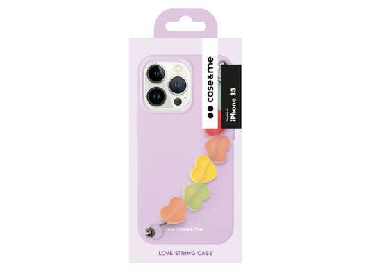 CASEME iPhone 13 Hülle mit herzförmiger Kette