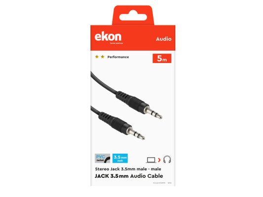 EKON Audiokabel Klinke 3,5 mm Stecker - Stecker