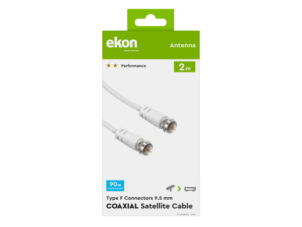 EKON Satellitenkabel, F-Typ-Stecker auf F-Typ-Stecker Kaufuniversum - EKON Satellitenkabel, F-Typ-Stecker auf F-Typ-Stecker