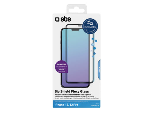 SBS Antimikrobielle Nanofaserfolie Bio Shield für iPhone 12/12 Pro