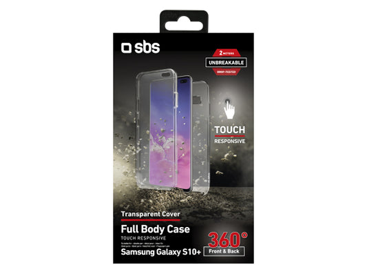 SBS Cover Full Body 360° für Samsung Galaxy S10+ – Unbreakable Collection