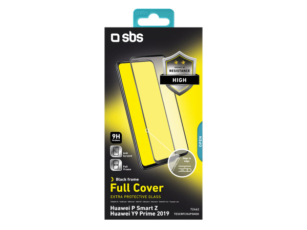 SBS Glas Displayschutz Full Cover für Huawei P Smart Z Kaufuniversum - SBS Glas Displayschutz Full Cover für Huawei P Smart Z