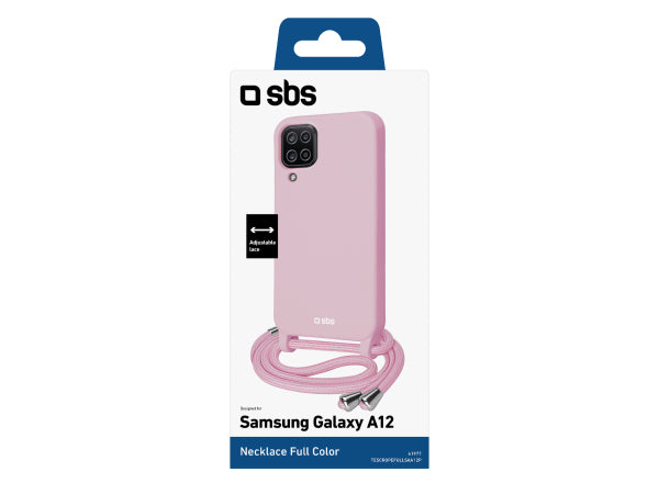 SBS Farbiges Riemen-Halsband-Cover für Samsung Galaxy A12 Kaufuniversum - SBS Farbiges Riemen-Halsband-Cover für Samsung Galaxy A12