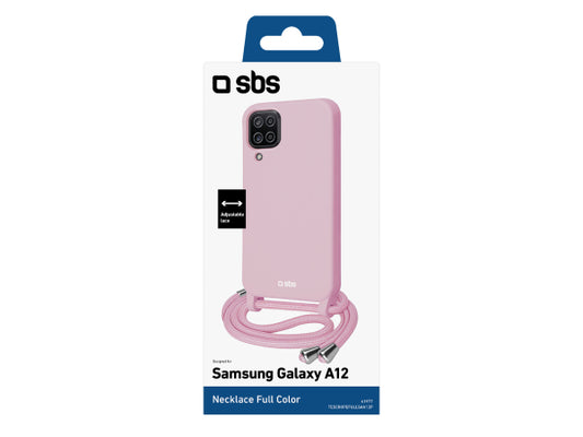 SBS Farbiges Riemen-Halsband-Cover für Samsung Galaxy A12