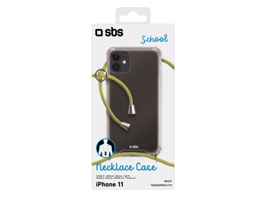 SBS Cover „School“ mit Umhängeband für iPhone 11