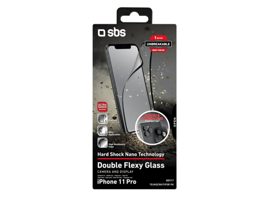 SBS Double Flexy Glass Kit für das iPhone 11 Pro