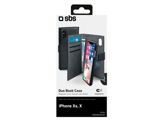 SBS Duo Book Cover für iPhone XS/X