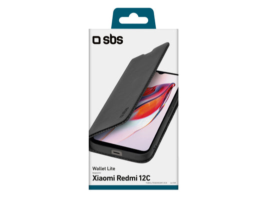 SBS Bookcase Wallet Lite-Hülle für Xiaomi Redmi 12C