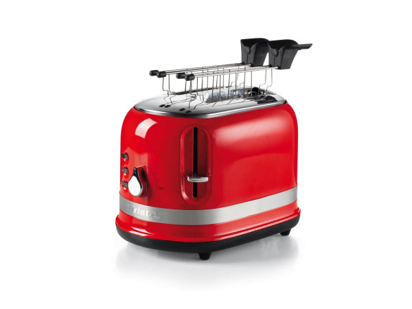 Ariete Toaster mit Klemmen - Moderna - Rot Kaufuniversum - Ariete Toaster mit Klemmen - Moderna - Rot
