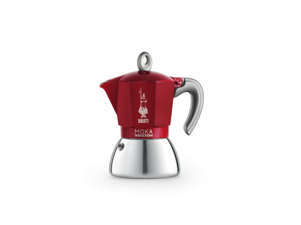 BIALETTI MOKA INDUCTION RED, 6 Becher Kaufuniversum - BIALETTI MOKA INDUCTION RED, 6 Becher