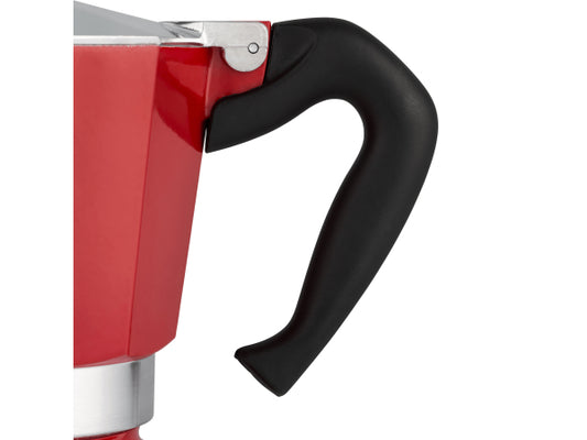 BIALETTI MOKA EXPRESS RED, 3 Becher