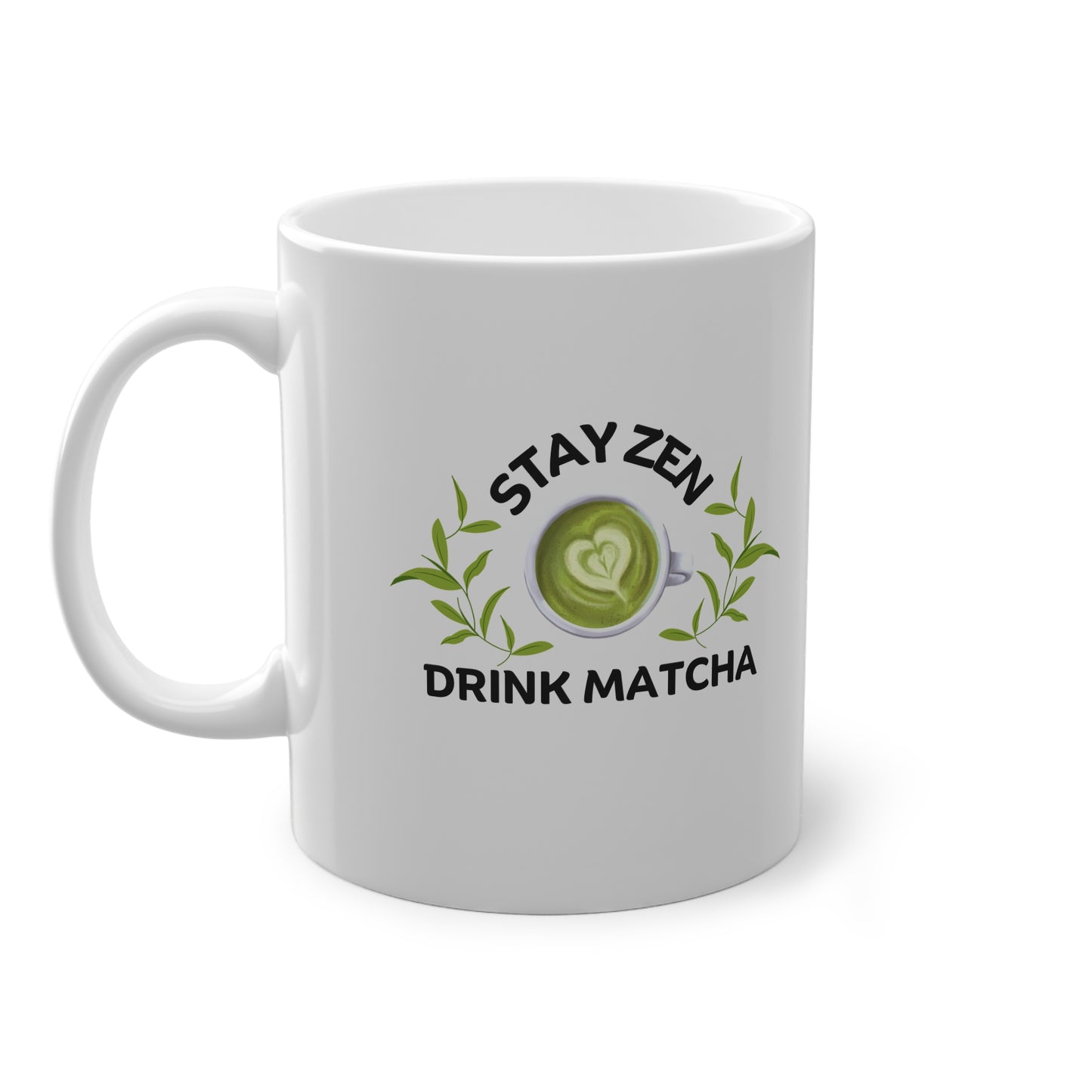 Kaufuniversum - Stay Zen Drink Matcha Mug Matcha Lover Gift, Japanese Tea Cup, Aesthetic Coffee Mug, Mindfulness Gift