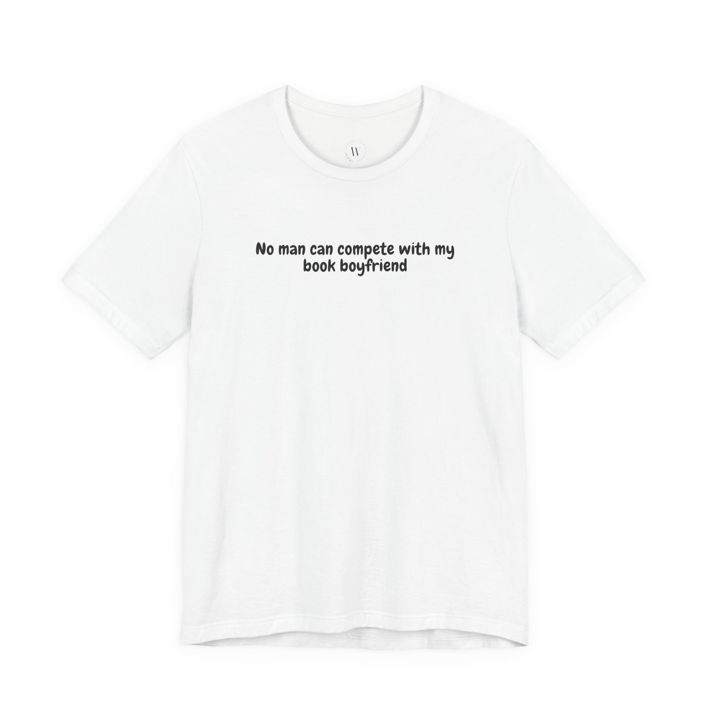 Kaufuniversum - No Man Can Compete with My Book Boyfriend Funny Bookish T-Shirt | Romance & Fantasy Reader Tee | Book Lover Gift