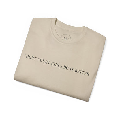 Night Court Girls Do It Better  ACOTAR Shirt | Romantasy Tee | Bookish Gift | Velaris Merch