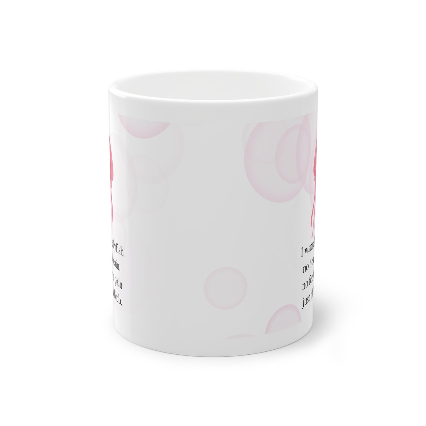 Kaufuniversum - Playful Jellyfish Mug, Cute Coffee Cup for Nautical Lovers, Fun Gift for Friends, Beach Vibes, Ocean Decor, Quirky Kitchenware