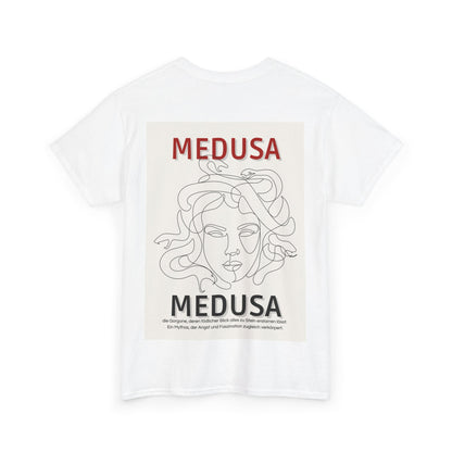 Medusa Unisex Heavy Cotton Tee  | Greek Mythology Shirt | Gorgon Aesthetic | Dark Academia Fashion | Casual Streetwear
