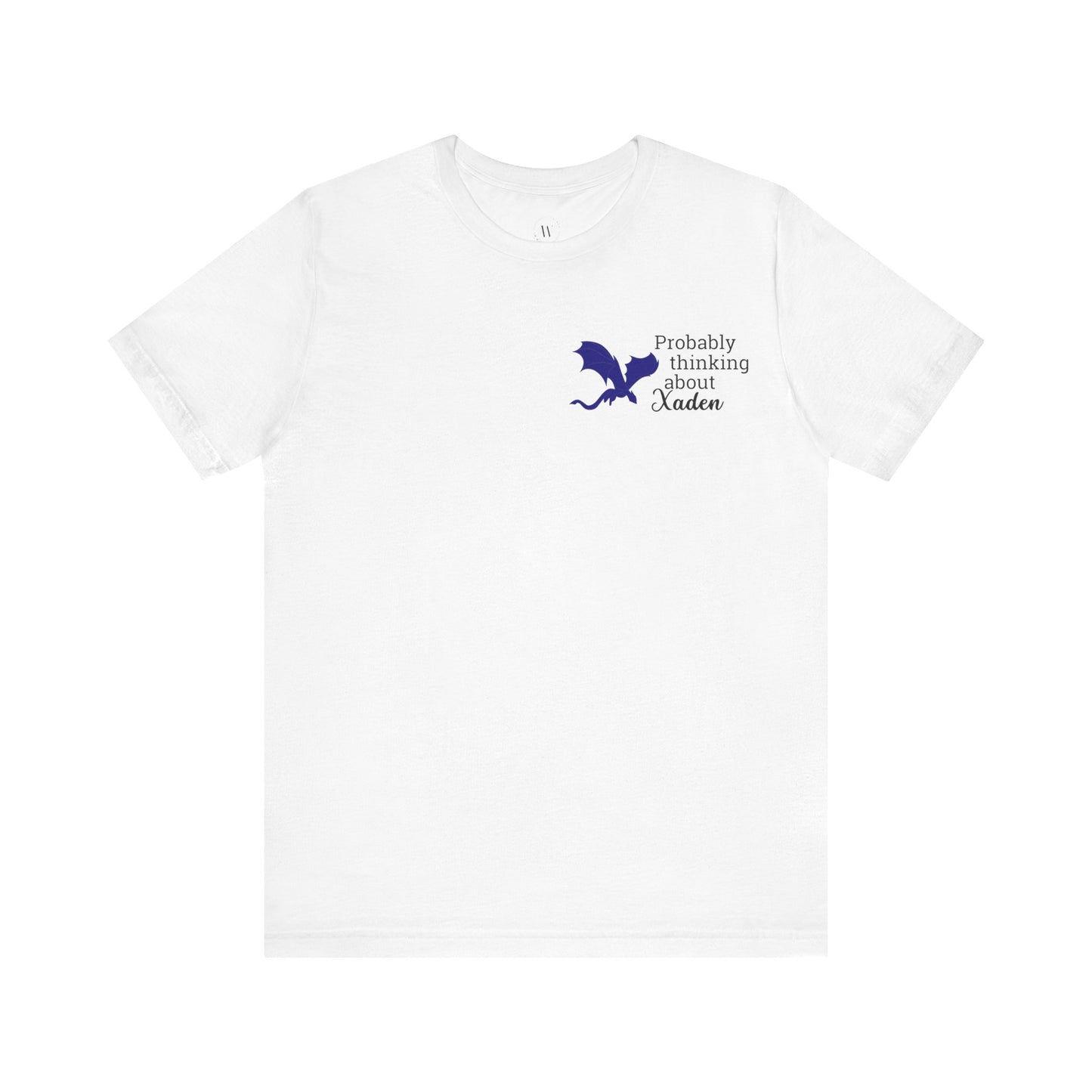 Kaufuniversum - Probably Thinking About Xaden Funny Fantasy Romance T-Shirt | Romantasy Book Boyfriend Merch | Dragon Rider Fan Shirt