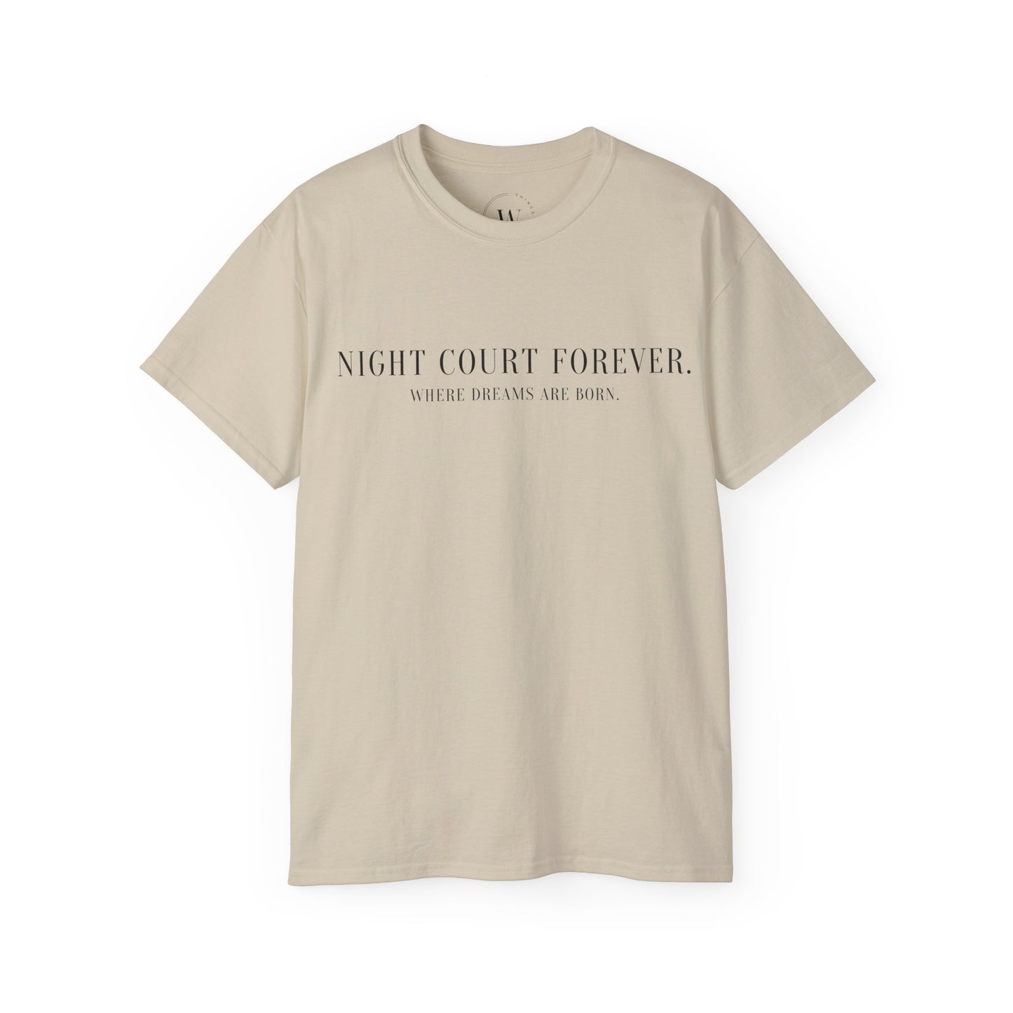 Kaufuniversum - Night Court Forever  Where Dreams Are Born | Rhysand Inspired Shirt | Romantasy | Fantasy Lover | Fae Aesthetic Merch | Book Boyfriend Shirt