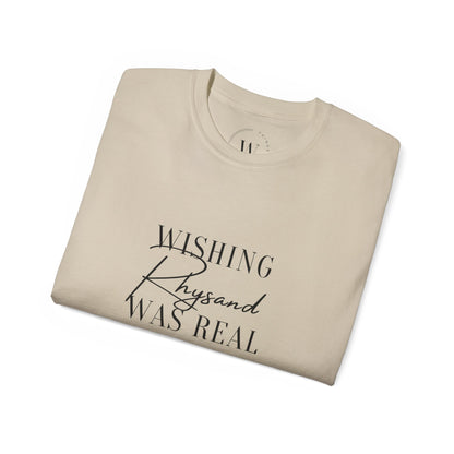 Wishing Rhysand Was Real Book Boyfriend Shirt | ACOTAR Merch | Romantasy Tee | Night Court | Sarah J. Maas Gift