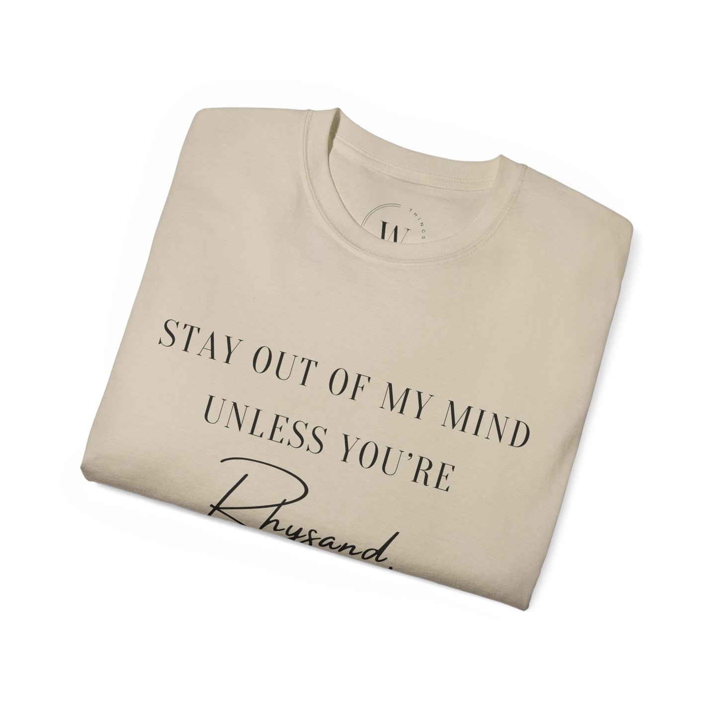 Kaufuniversum - Stay Out of My Mind Unless You are Rhysand | Bookish Fantasy T-Shirt | ACOTAR Romantasy Shirt | Book Boyfriend Tee | Velaris Lover Shirt
