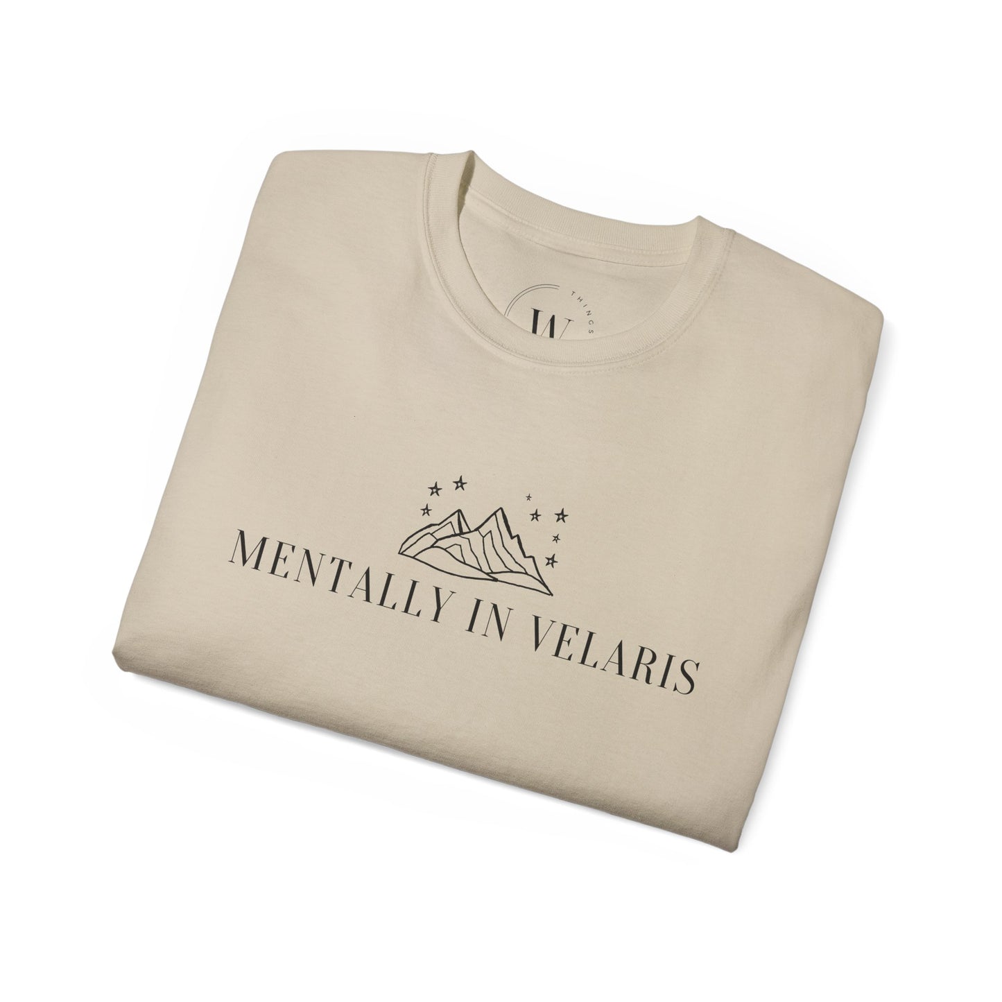 Kaufuniversum - Mentally in Velaris | Night Court Aesthetic Shirt | Rhysand Bookish Tee | Romantasy Fantasy Lover Gift | Fae Merch | Book Boyfriend Shirt
