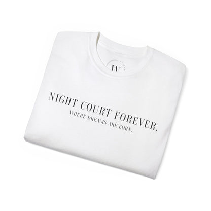 Night Court Forever  Where Dreams Are Born | Rhysand Inspired Shirt | Romantasy | Fantasy Lover | Fae Aesthetic Merch | Book Boyfriend Shirt