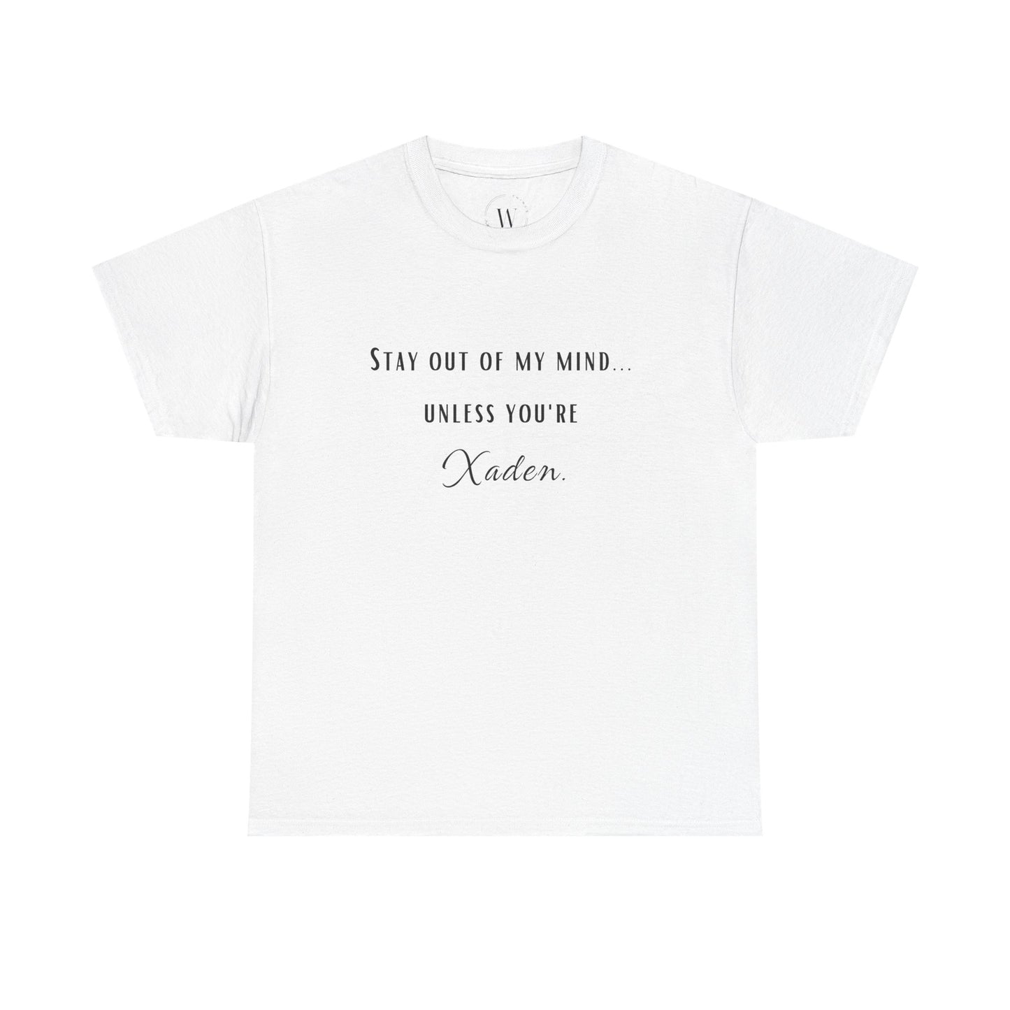 Kaufuniversum - Stay Out of My Mind T-Shirt  |  Xaden | Fourth Wing, Iron Flame, Onyx Storm Fans | Romantasy | Book Boyfriend Shirt