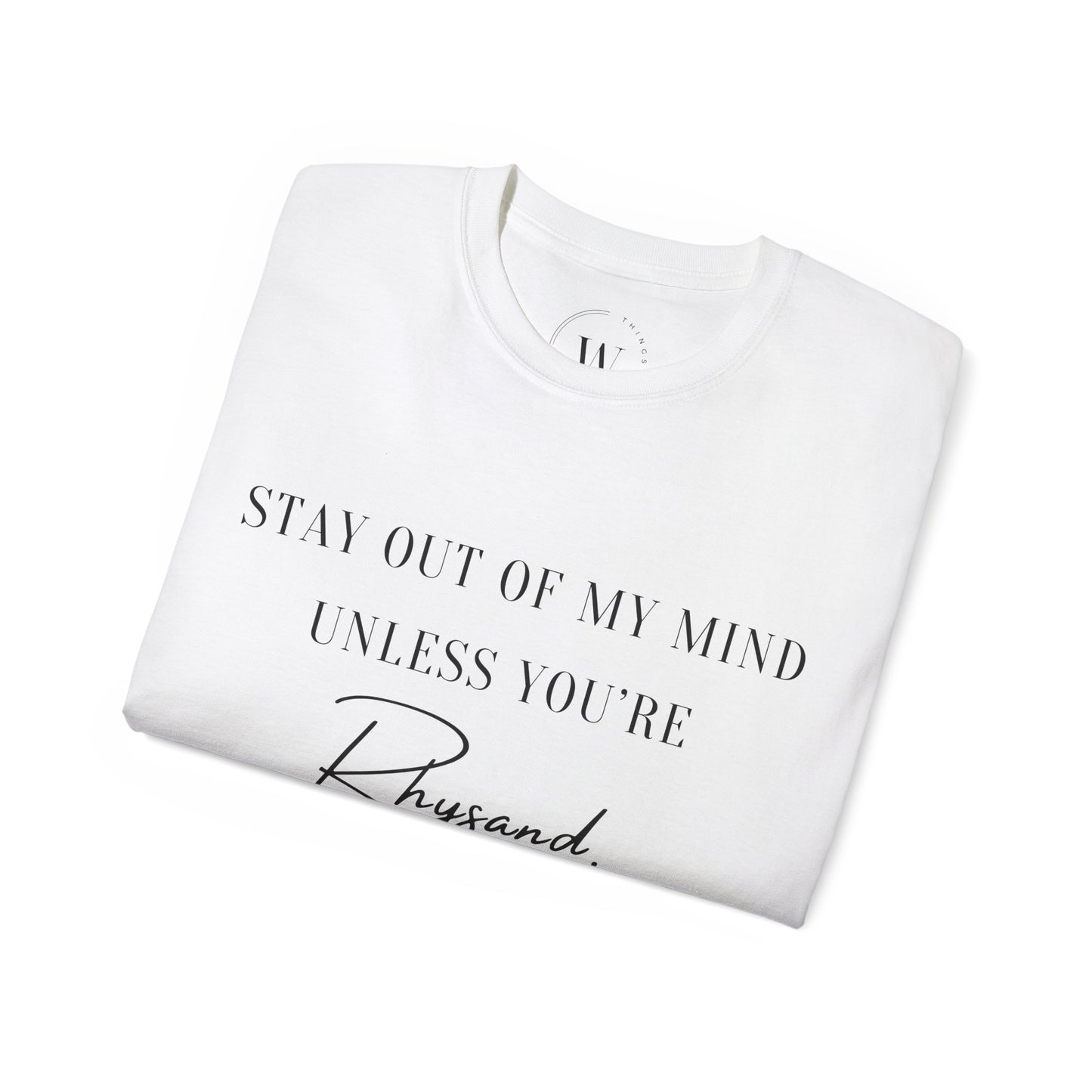 Kaufuniversum - Stay Out of My Mind Unless You are Rhysand | Bookish Fantasy T-Shirt | ACOTAR Romantasy Shirt | Book Boyfriend Tee | Velaris Lover Shirt
