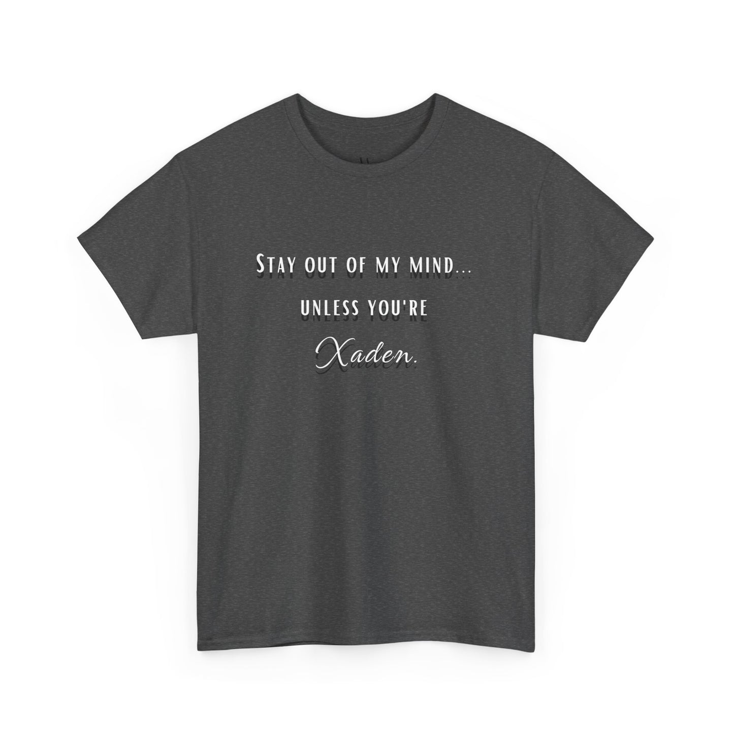 Kaufuniversum - Stay Out of My Mind T-Shirt  |  Xaden | Fourth Wing, Iron Flame, Onyx Storm Fans | Romantasy | Book Boyfriend Shirt