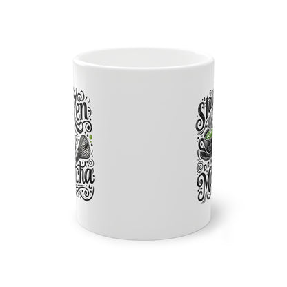 Stay Zen, Drink Matcha Mug  Tranquil Ceramic Tea Cup | Mindful & Aesthetic Gift for Matcha Lovers